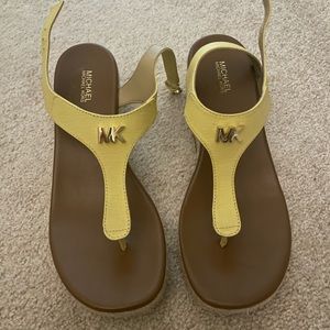 Michael Kors women’s size 8 wedge sandal. Only worn once. Like new condition